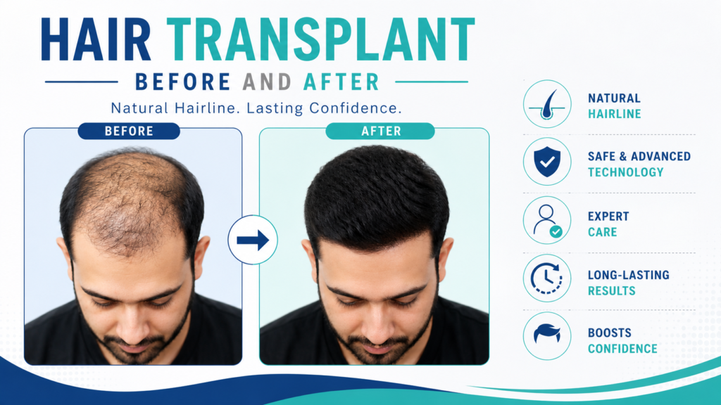 Hair Transplant Before and After