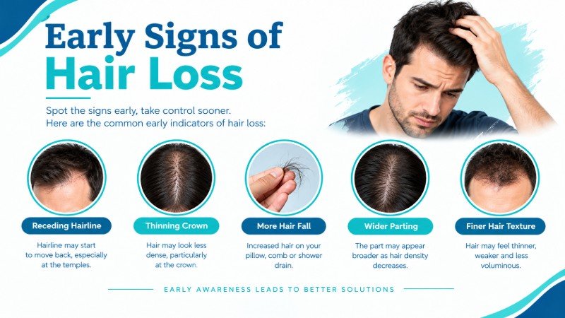 10 Early Signs of Hair Loss
